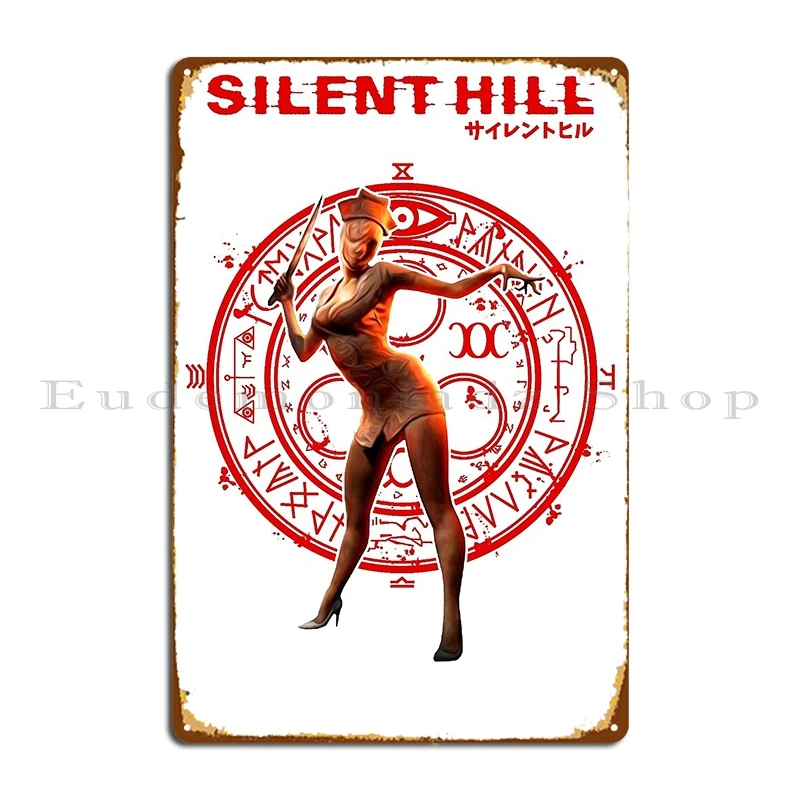 Home Cinema Design - Silent Hill Krankenschwester Metallschild Poster Home