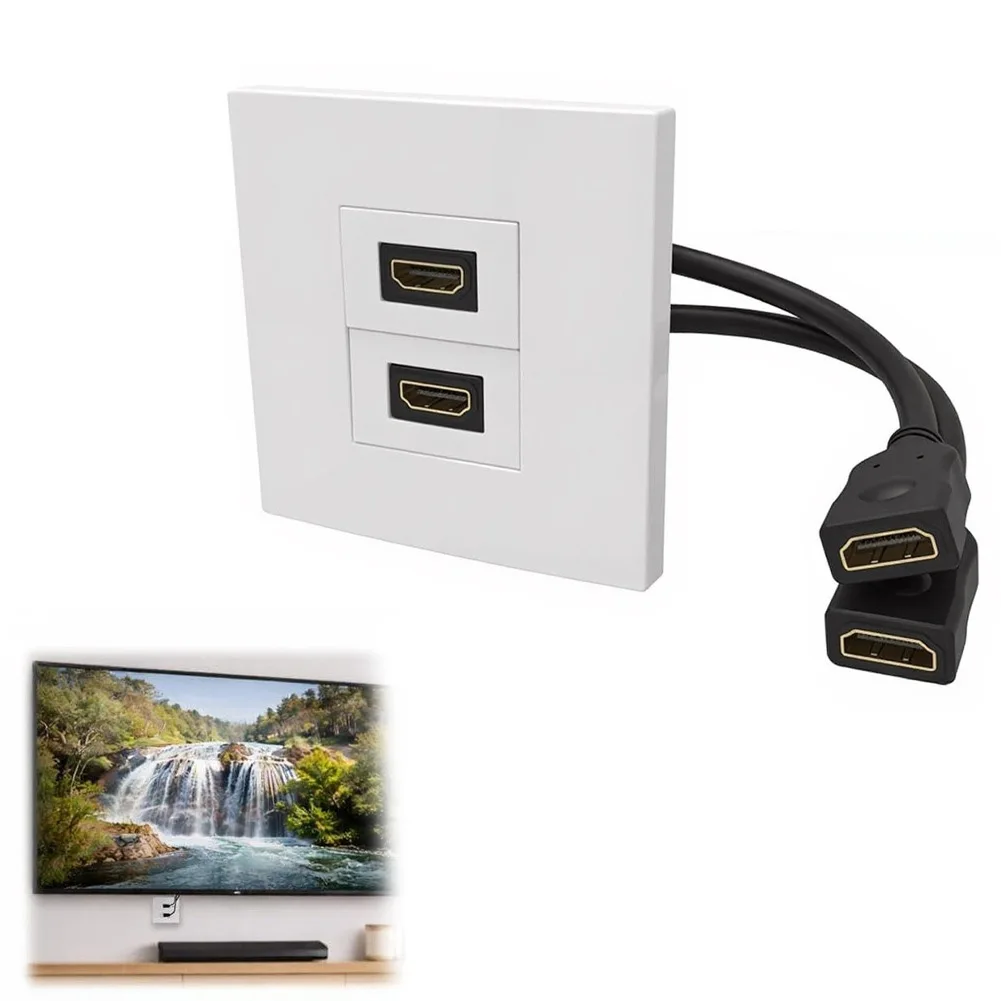 Doppel-Port-Wandsteckdose mit  – Home Cinema Setup Bewertung und Preis