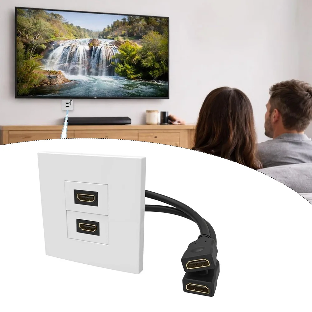 Doppel-Port-Wandsteckdose mit  – Home Cinema Setup Bewertung und Preis