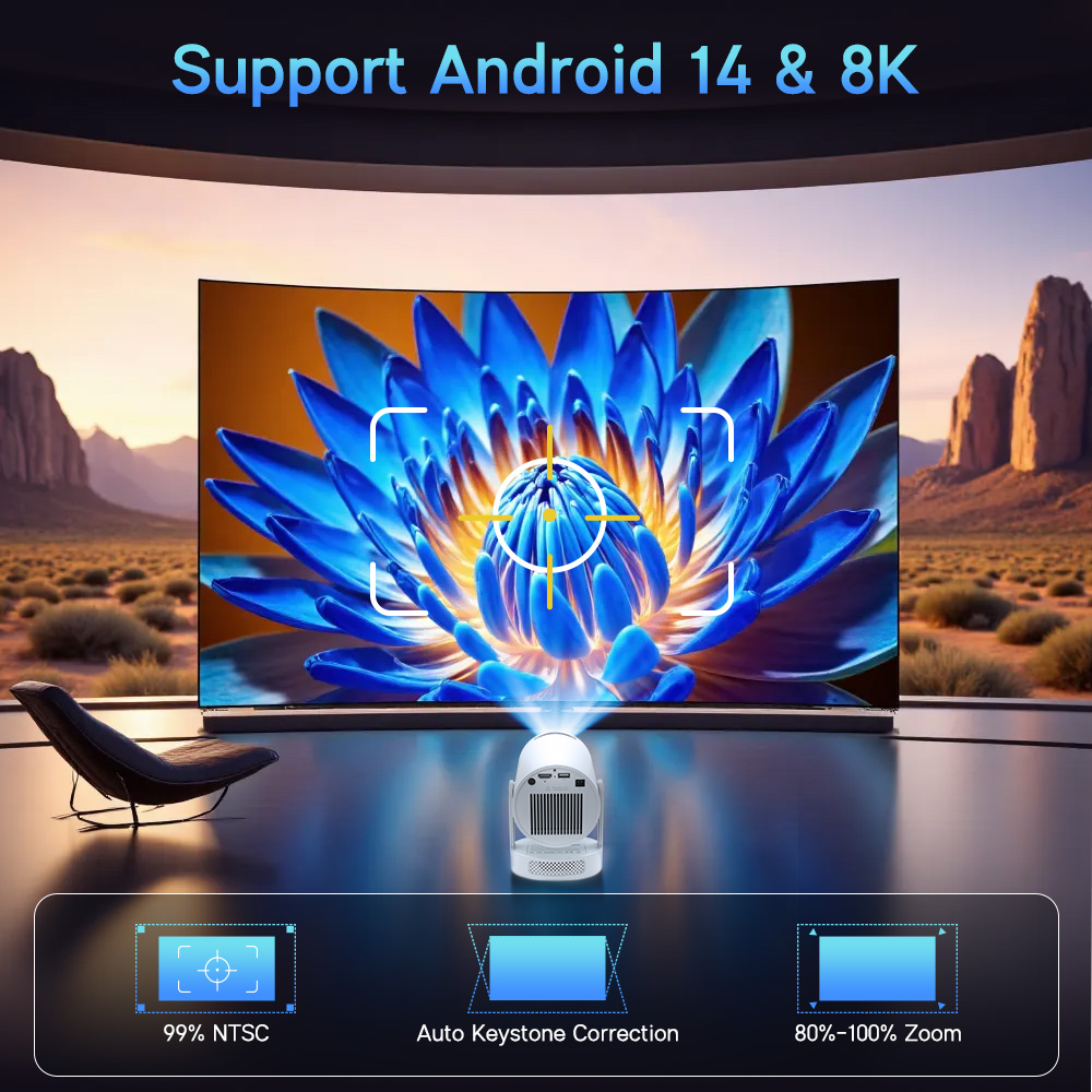 Magcubic Android 14 Native 108 – Home Cinema Setup Bewertung und Preis
