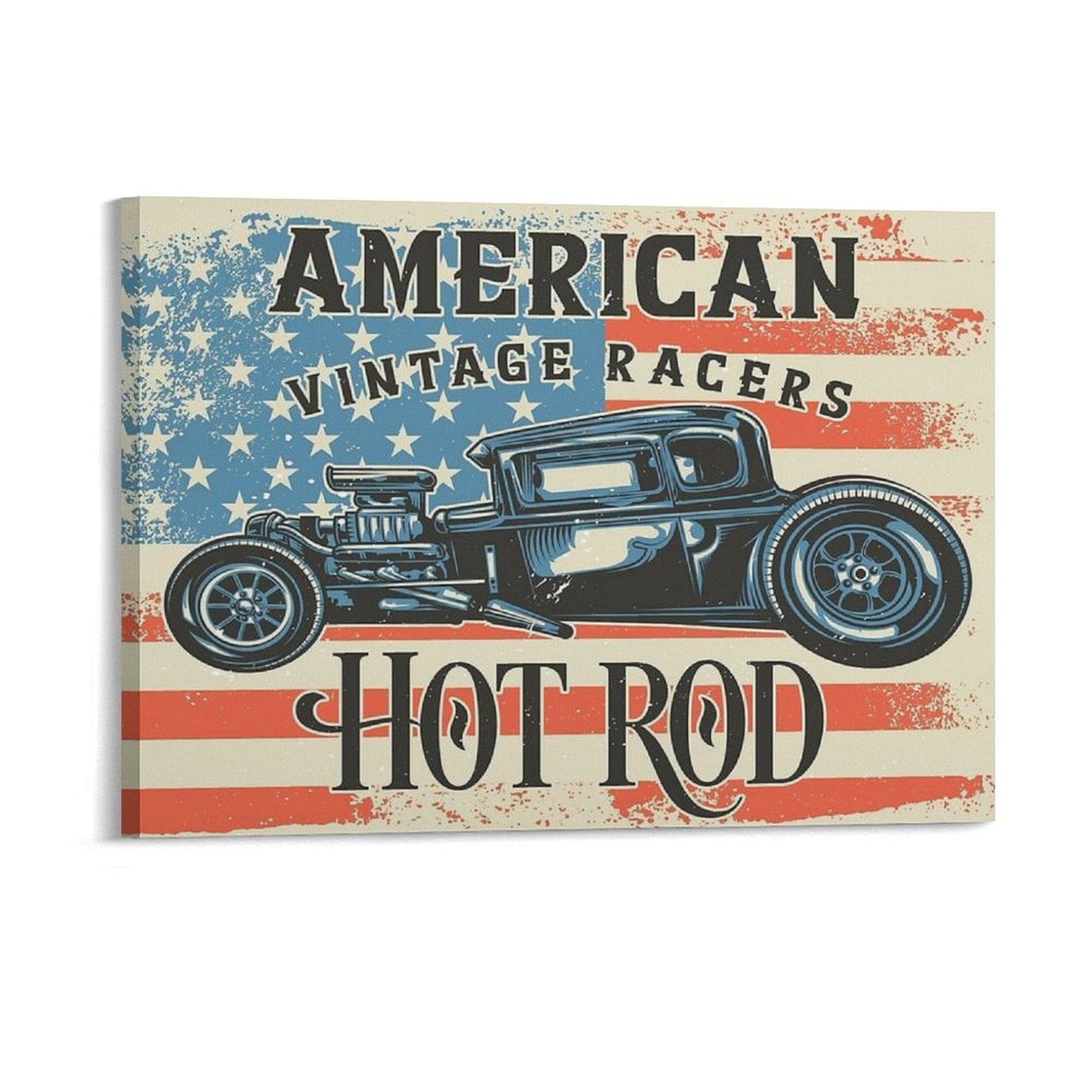 American Hot Rod Leinwandgemäl – Home Cinema Design Bewertung und Preis