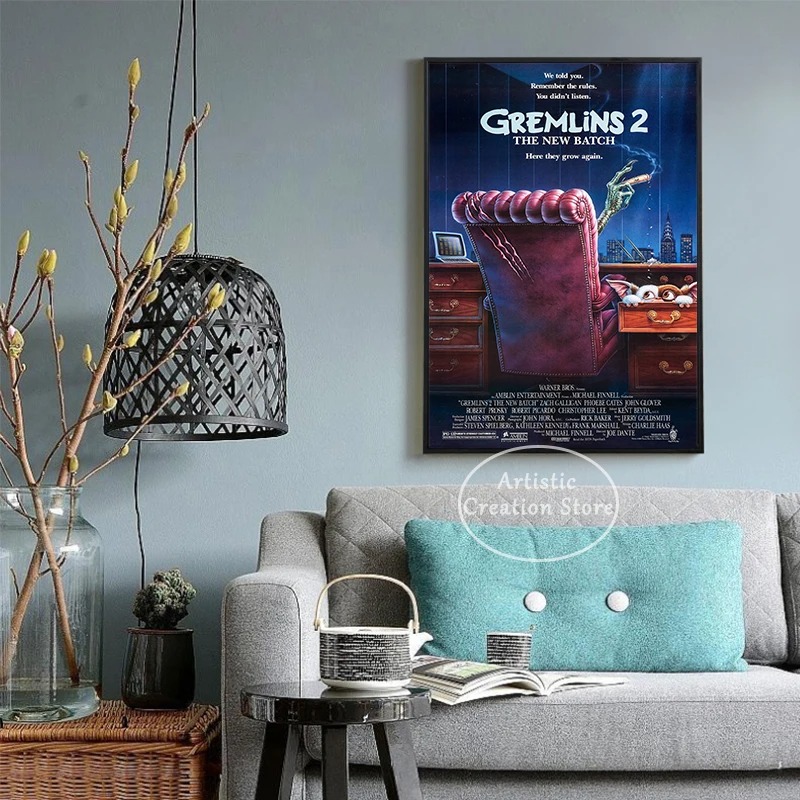 Klassischer Film Gremlins Post – Home Cinema Design Bewertung und Preis