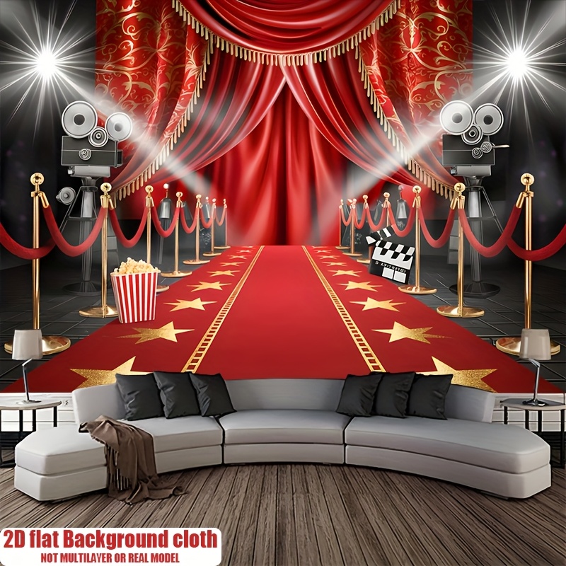 Wandteppich mit Motiv „Roter T – Home Cinema Events Bewertung und Preis