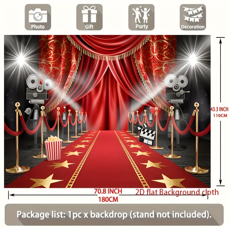 Wandteppich mit Motiv „Roter T – Home Cinema Events Bewertung und Preis