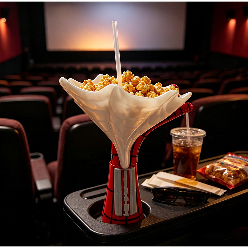 Spinnennetz-Popcorn-Eimer, 3D- – Home Cinema Today Bewertung und Preis