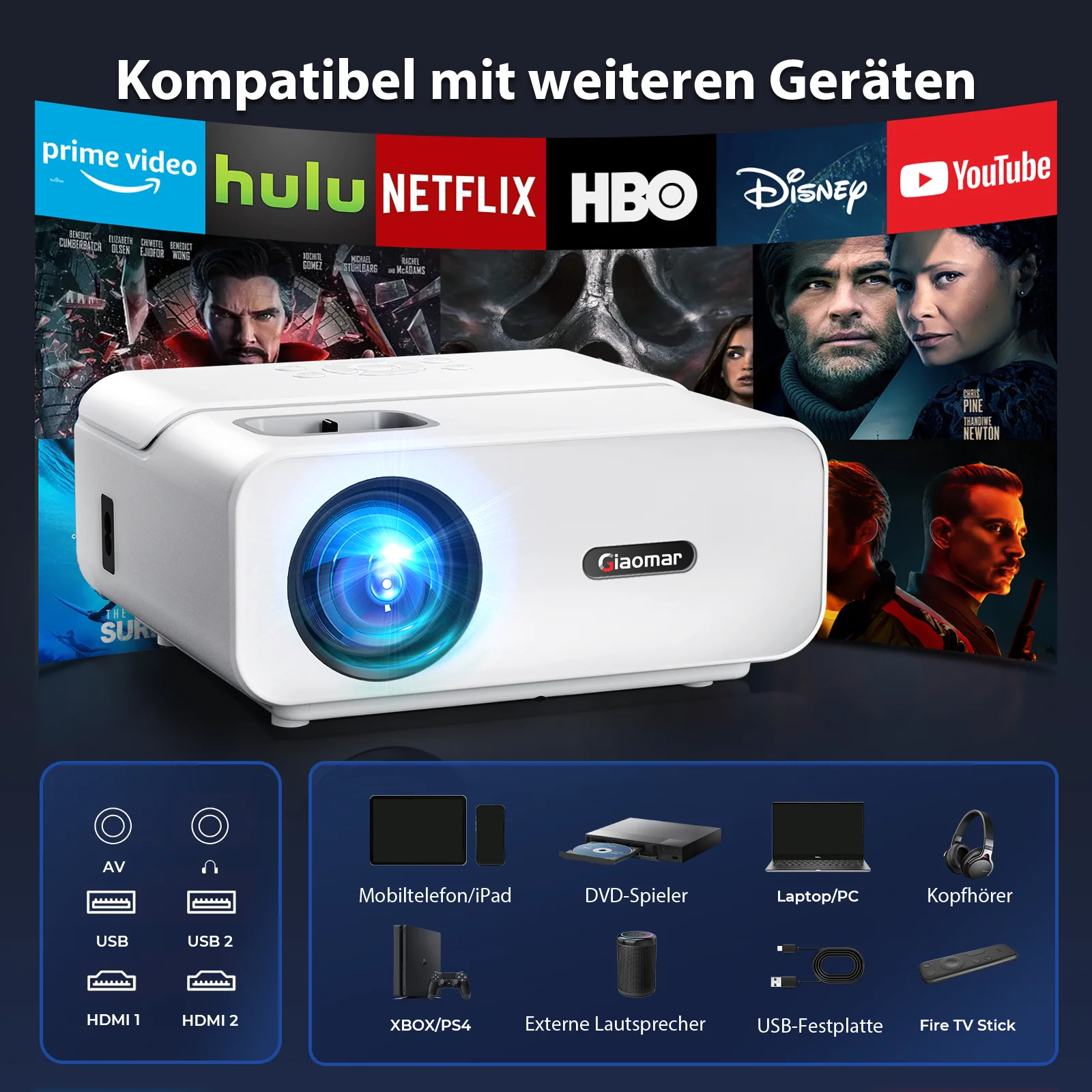 2025 HD-Design Unterstützt 4K  – Home Cinema Today Bewertung und Preis