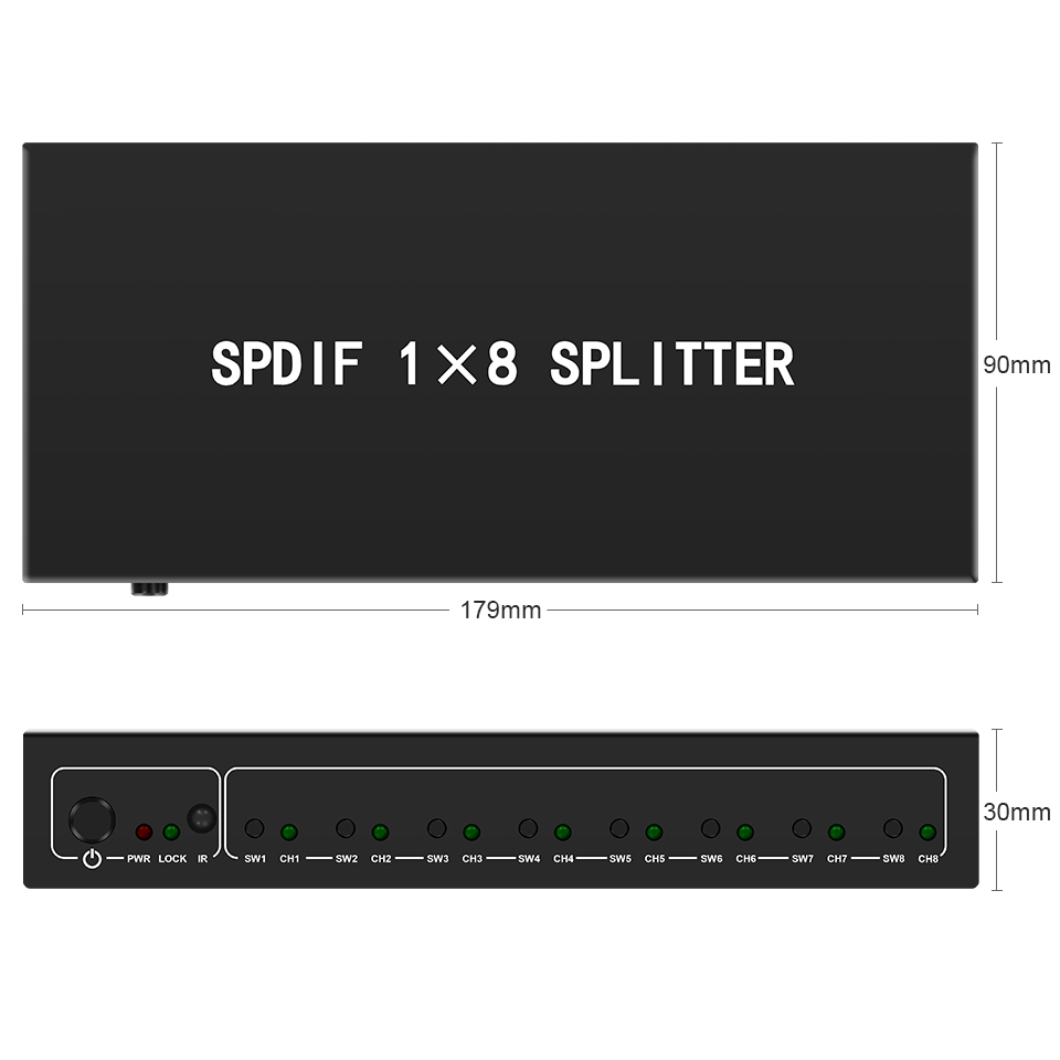 Optischer Audio-Splitter, 1 in – Home Cinema Beamer Bewertung und Preis