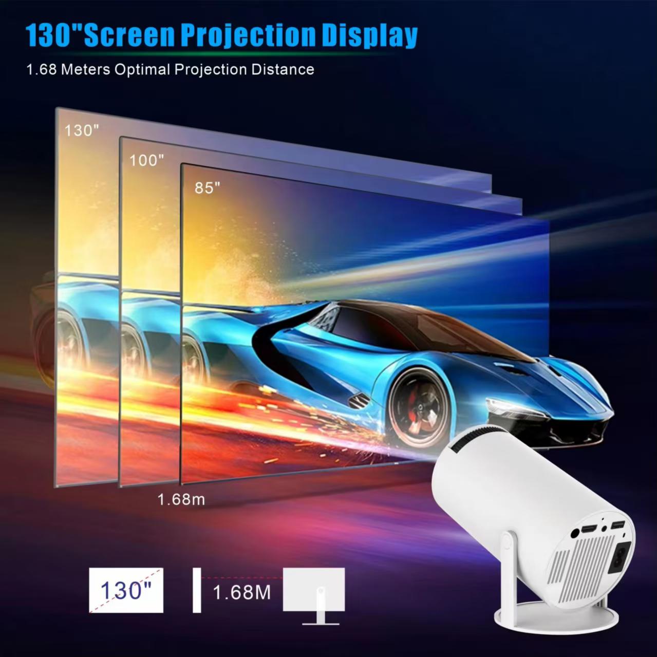 Mini HY300 Tragbarer Projektor – Home Cinema Setup Bewertung und Preis